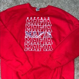 Gildan Red Buffalo Mafia Sweatshirt